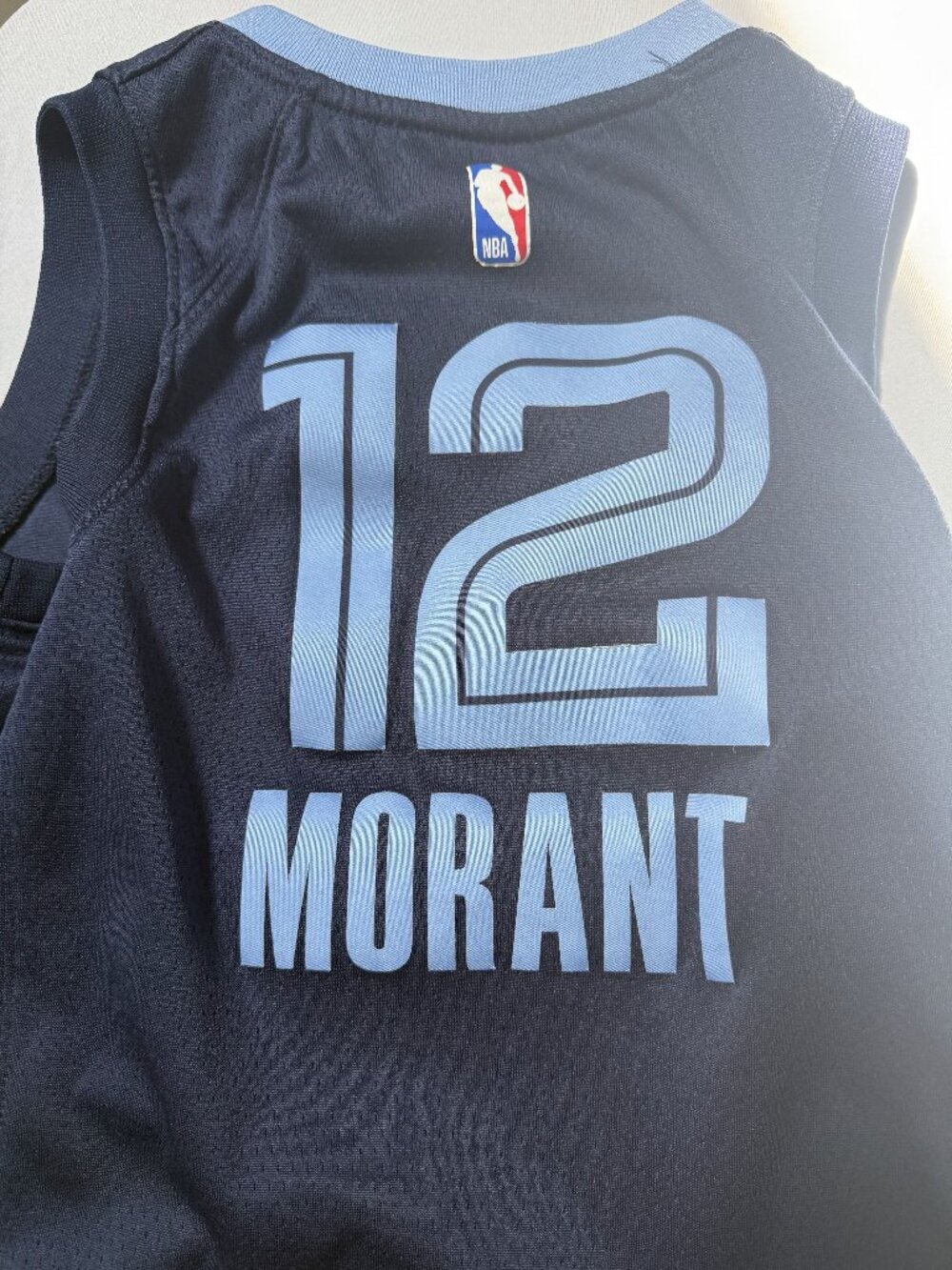 Nike Ja Morant Memphis Grizzlies Icon Edition Jersey 12 Navy S